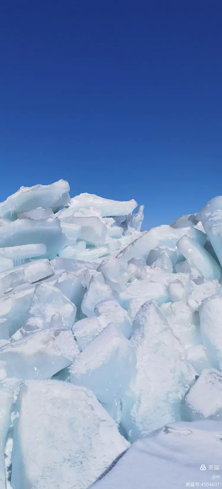 2024年春节初二游拍青海湖江西沟天然蓝冰